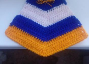 Связанная крючком салфетка