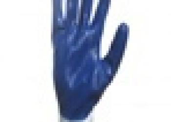 Перчатки нейлоновые с нитриловым покрытем