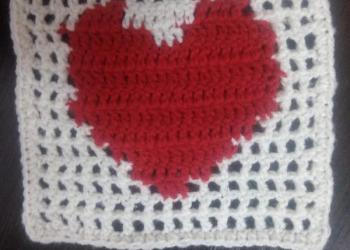 Салфетка валентинка