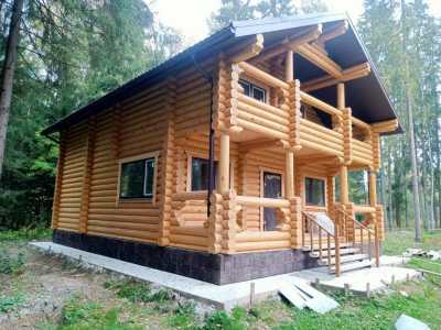 Строим срубы домов, бань, беседок из оцилиндрованного бревна