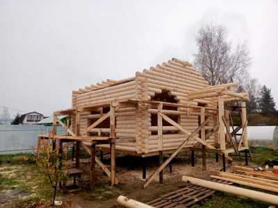 Строим срубы домов, бань, беседок из оцилиндрованного бревна