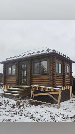 Строим срубы домов, бань, беседок из оцилиндрованного бревна