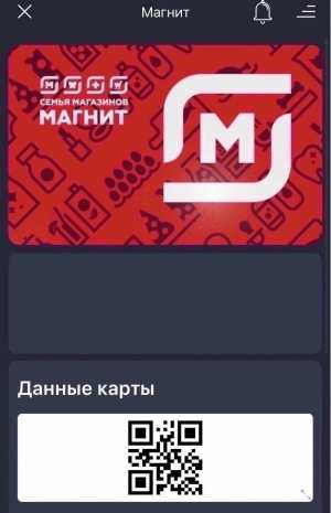 Карта магнит