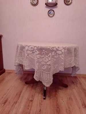 Скатерть ручной работы крючок