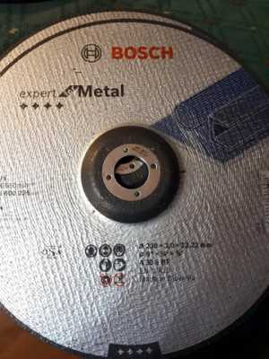 Диск отрезной BOSCH 230×3,0×22,23mm 8 ШТ