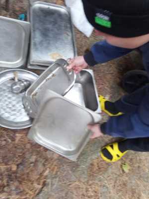 Подносы из нержавейки