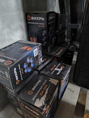 Продам дренажные насосы Вихрь дн-350 новые