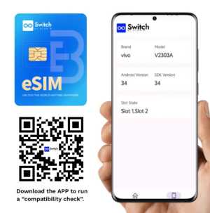 Switch eSIM Pro (Android) мультисим адаптер Switch by Plan B