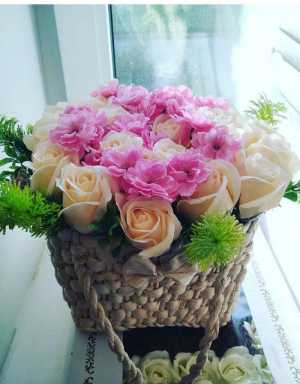 Мыльные букеты