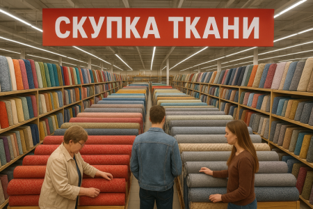 Выкуп-Вывоз ткани в рулонах