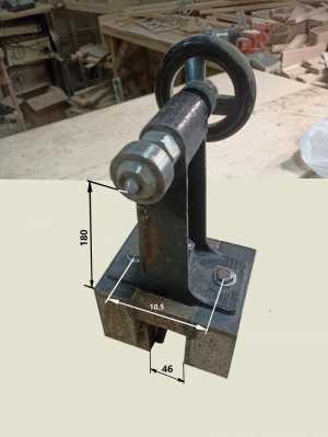 Для токарного станка по дереву задняя бабка