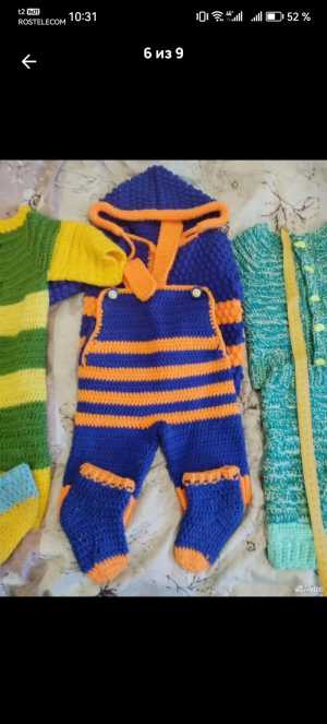 Детские вязаные костюмы