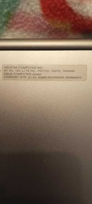  Notebock Asus UX51OU.