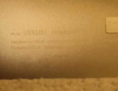  Notebock Asus UX51OU.