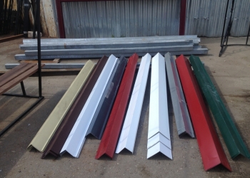 Отливы, торцевые планки, коньки