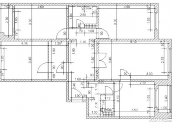 4-к квартира, 105 м2, 5/22 эт.