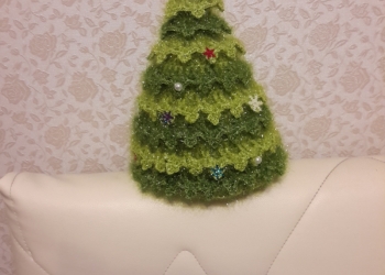 Вязаная елочка