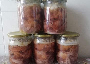 Тушёнка домашняя из свинины