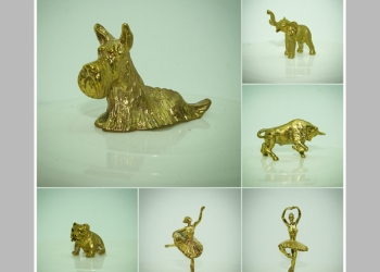 Авторские фигурки из латуни.