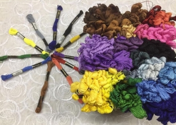 НИТКИ МУЛИНЕ, 50 мотков по 10м