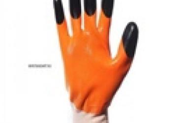 "Перчатки с полным вспененным покрытием