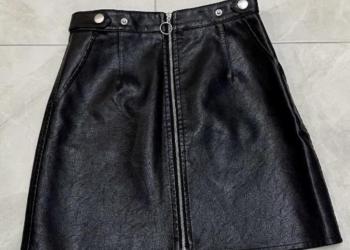 Юбка экокожа