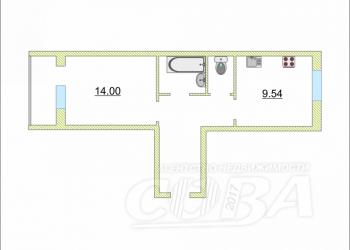 1-к квартира, 36 м2, 7/10 эт.