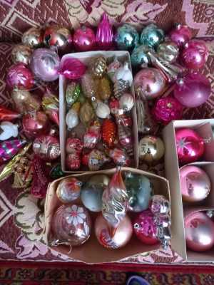 Ёлочные игрушки 60-70-х г.