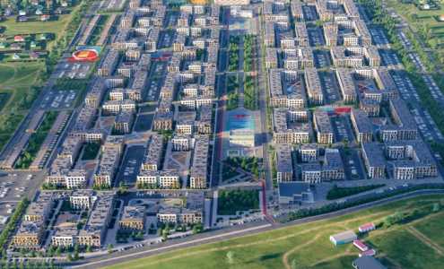 1-к квартира, 38 м2, 1/4 эт. ЖК Листория