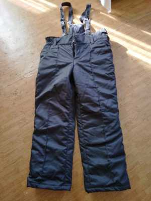 штаны зимние на лямках