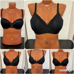 Бюстгальтеры черные. Разные модели.