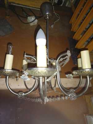 Люстра хрустальная 60х лет