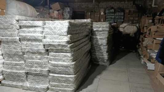 Матрас ППУ ( пенополиуретан) 60х190х9 съемный чехол на молнии.