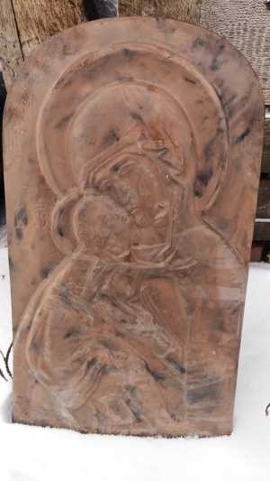 Икона из мрамора